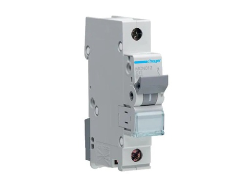 [90030808 889182] Hager Leitungsschutzschalter 1 polig 6kA C-13A 1M