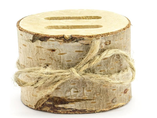 [90201544 1279966] Partydeco Hochzeitsaccessoire Ringkissen Holz 4 x 6 cm, 1 Stück, Braun