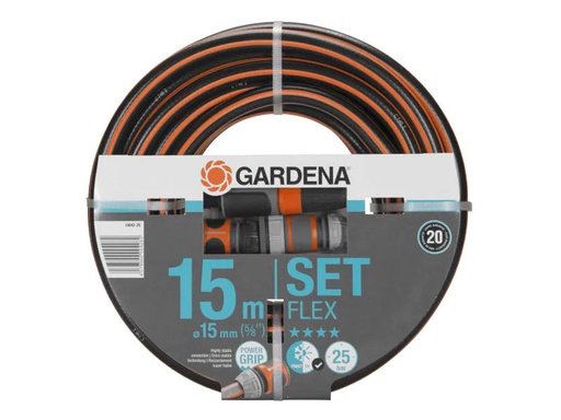 [90030912 293708] Gardena Gartenschlauch Comfort FLEX 15 m Ø 15 mm