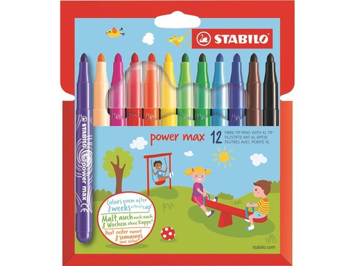 [90031039 1103464] STABILO Power Max, 12 Stück