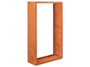 Innovesta Holzregal Corten, 94 x 35 x 149 cm, Rostbraun