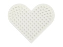 Creativ Company Bügelperlen Platten Nabbi Herz Weiss