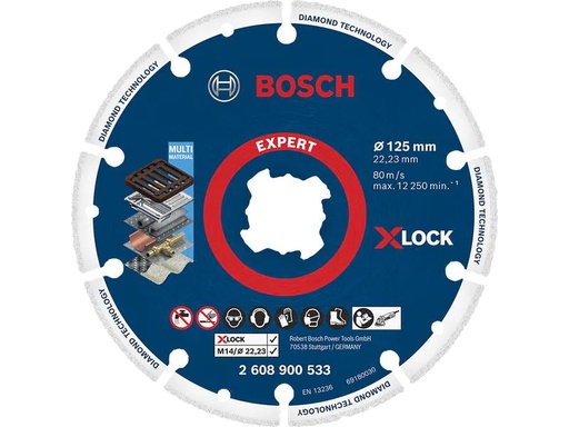[90201979 1282771] Bosch Professional Diamant-Metallscheibe X-LOCK 125 mm