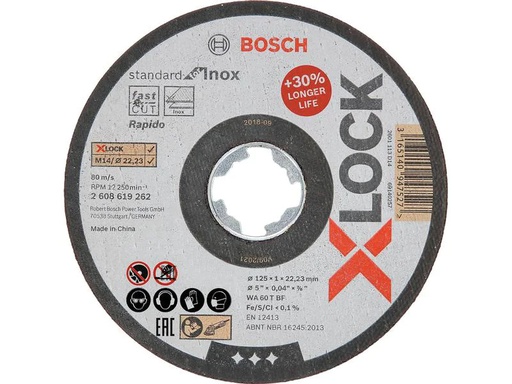 [90202037 1282739] Bosch Professional Trennscheibe gerade X-LOCK Standard for Inox 125 x 1