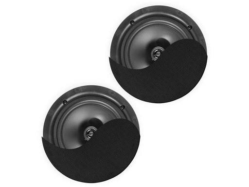 [90202042 1246064] Power Dynamics Deckenlautsprecher NCBT8B 2-er Set, 2x 40W, Schwarz