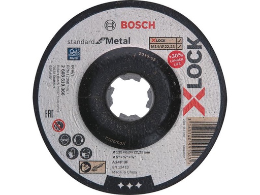 [90202102 1282748] Bosch Professional SfM X-LOCK 125 x 6 mm T27