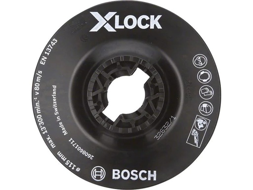 [90202142 1282774] Bosch Professional Stützteller X-LOCK 115 mm weich