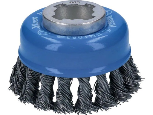 [90202184 1282752] Bosch Professional Topfbürste X-Lock 75 mm, gezopfter Stahldraht