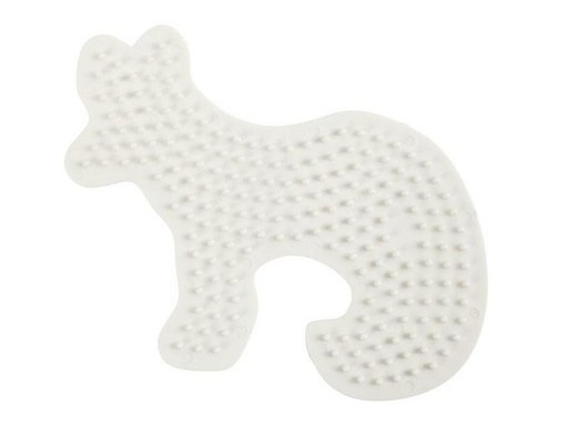[90202309 1272024] Creativ Company Bügelperlen Platten Nabbi Fuchs Weiss