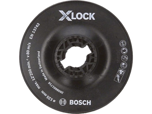 [90202315 1282779] Bosch Professional Stützteller X-LOCK 125 mm hart