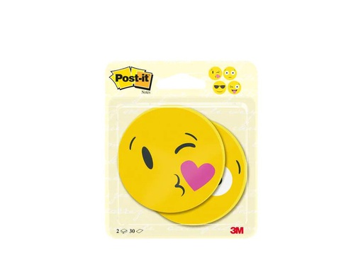 [90031113 1155046] Post-it Notizzettel Post-it Face Designs, 2 Blöcke à 30 Blatt