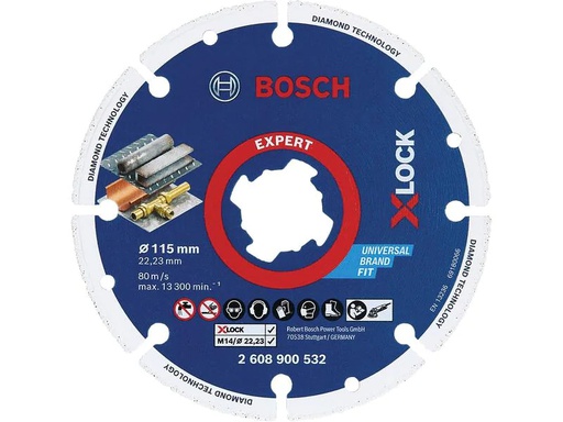 [90202397 1282770] Bosch Professional Diamant-Metallscheibe X-LOCK 115 mm