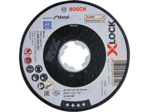 [90202419 1282732] Bosch Professional Trennscheibe gerade X-LOCK Expert for Metal 115 x 1.6