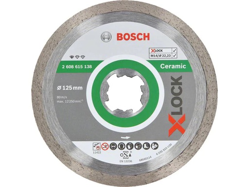 [90202522 1282720] Bosch Professional Diamanttrennscheibe X-LOCK Standard Ceramic 125 mm