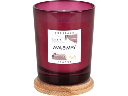 [90202526 1276971] AVA &amp; MAY Duftkerze Pinot Noir 180 g