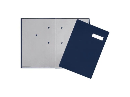 [90031152 649089] Pagna Unterschriftenmappe mit 20 Fächer, Blau