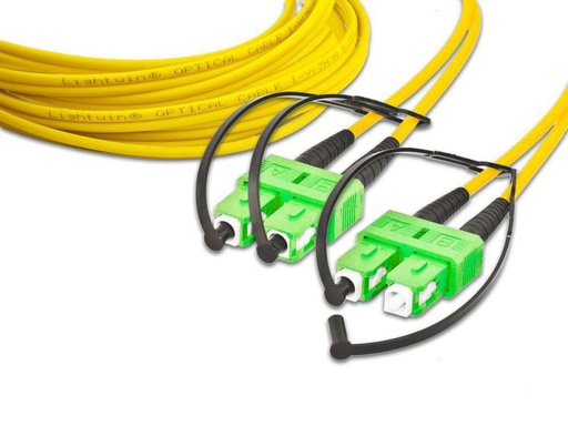 [90031183 849078] Lightwin LWL-Patchkabel SC/APC-SC/APC, Singlemode, Duplex, 5m