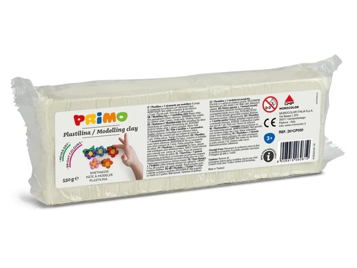 [90031185 1170281] Primo Knetmasse 550 g, Weiss