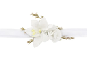 Partydeco Hochzeitsaccessoire Blumenarmband Weiss