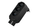 STEFFEN Manta Mehrfachadapter 4xT13 (1x unten) drehbar 4