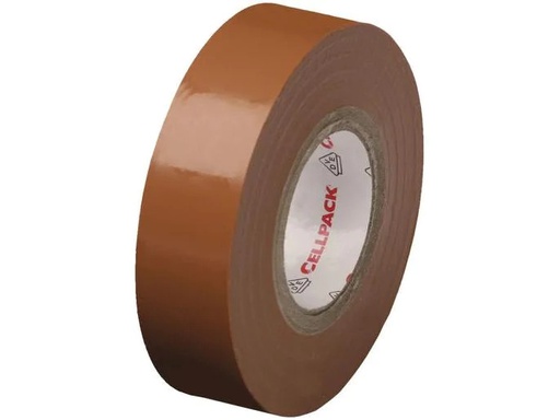 [90202960 1293043] Cellpack AG Isolierband 10 m x 15 mm, Braun