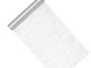 Partydeco Tischläufer Fasernetz 36 cm x 9 m, Silber