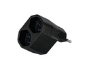 STEFFEN Manta Mehrfachadapter 2xT13 drehbar 2