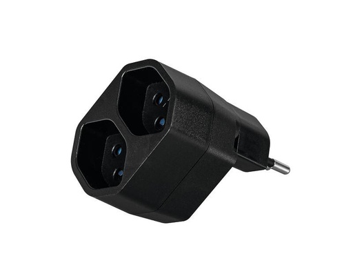 [90203139 1259917] STEFFEN Manta Mehrfachadapter 2xT13 drehbar 2