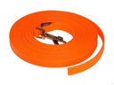 Grossenbacher Schleppleine Biothane, 3 m / 9 mm, Orange