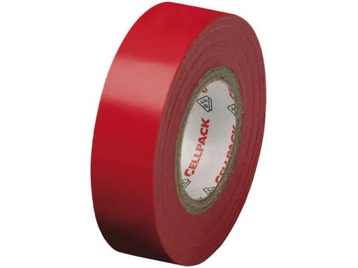 [90203298 1293037] Cellpack AG Isolierband 10 m x 15 mm, Rot