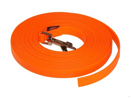[90203411 1281306] Grossenbacher Schleppleine Biothane, 10 m / 16 mm, Orange