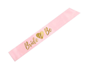 Partydeco Hochzeitsaccessoire Bride to be 75 cm, Rosa/Gold