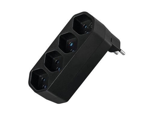 [90203429 1259919] STEFFEN Manta Mehrfachadapter 4xT13 drehbar 4