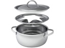 Kisag Fondue-Topf Gstaad Silber