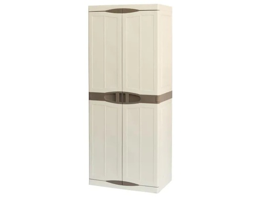 [90031396 554390] Art Plast Gartenschrank Beige/Braun