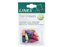Linex Ersatzradiergummi 10 Stück, Mehrfarbig