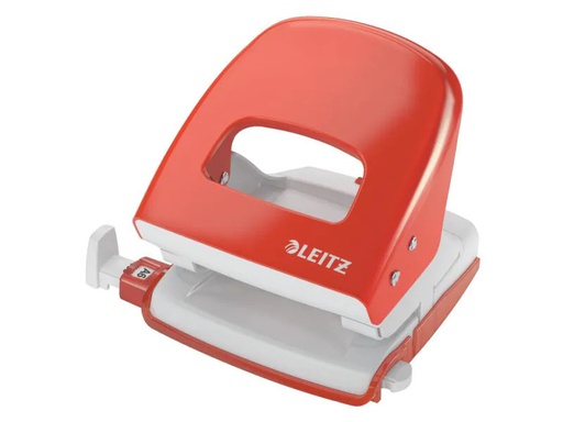 [90203651 1286383] Leitz Locher Nexxt 30 Seiten, Grau-Hellrot