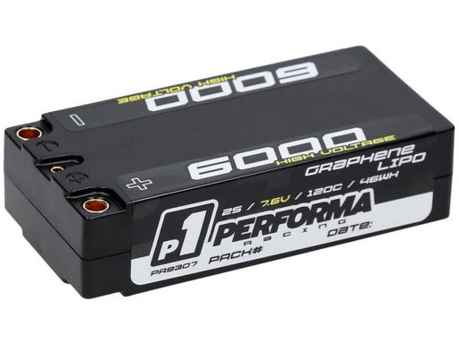 [90203709 927273] Performa Racing RC-Akku LiPo 6000 mAh 7.6 V 120C Impact LCG