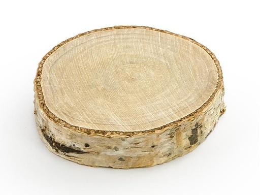 [90203862 1279917] Partydeco Tischkarte Holzscheibe Ø 4.5-6.5 cm H: 1 cm, 20 Stück, Braun