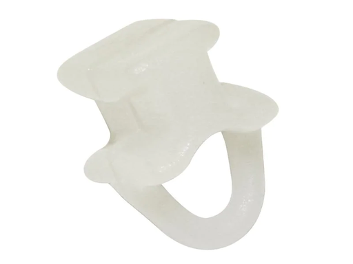 [90031651 1156054] Gardinia Ösengleiter Mini, mit Querbügel 50 Stück, Weiss