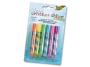 Folia Glitzerstift Glue Spiral Neon 6 Stück