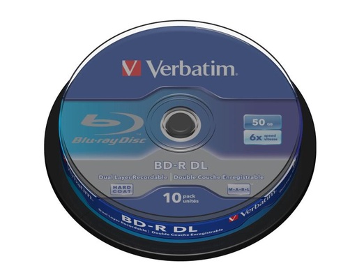 [90031743 160096] Verbatim BD-R 50 GB, Spindel (10 Stück)