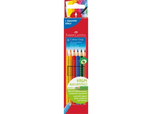 [90031752 847320] Faber-Castell Farbstifte Colour Grip 6er Kartonetui
