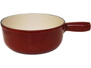 Heidi Cheese Line Fondue-Caquelon Rot/Weiss