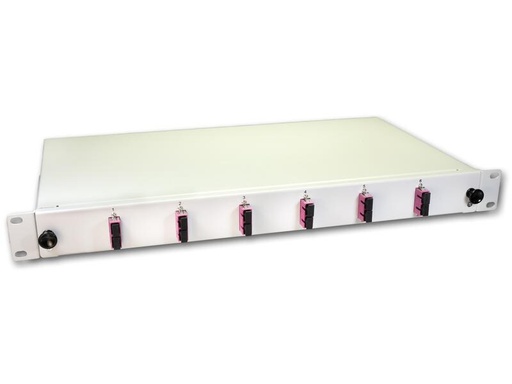 [90204224 1296028] Lightwin Spleissbox 12 Fasern, 6x DSC MM, 50/125µm OM4 Pigtail