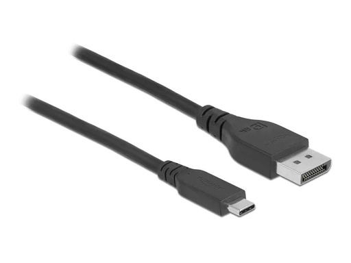 [90204258 1289915] Delock Kabel Bidirectional, 8K 60Hz USB Type-C - DisplayPort, 0.5 m