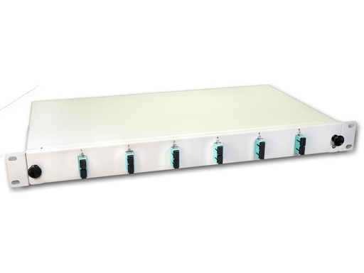 [90204290 1296025] Lightwin Spleissbox 12 Fasern, 6x DSC MM, 50/125µm OM3 Pigtail