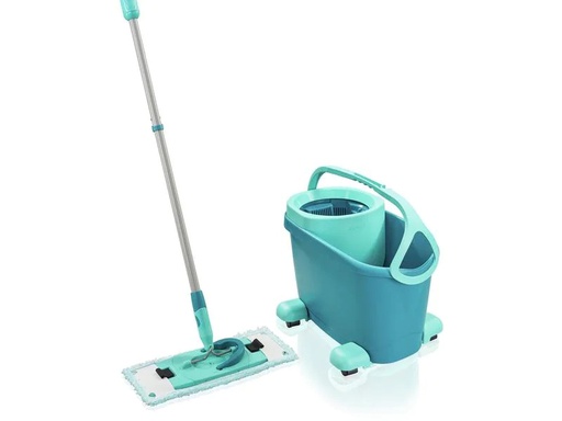 [90204502 1293193] Leifheit Flachwischer Clean Twist M Ergo mit Rollen