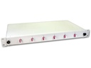 Lightwin Spleissbox 12 Fasern, 6x DLC MM, 50/125µm OM4 Pigtail