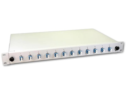 [90204612 1296030] Lightwin Spleissbox 24 Fasern, 12x DLC SM, 9/125µm OS2 Pigtail